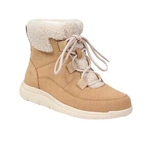 JBU Womens Freeze Round Toe Winter Boots Tan Size 9.5 M New